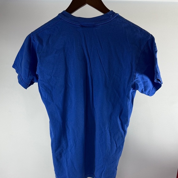 Vintage Disney 45th Anniversary Royal Blue Kids T-Shirt with Castle Design - Picture 2 of 8